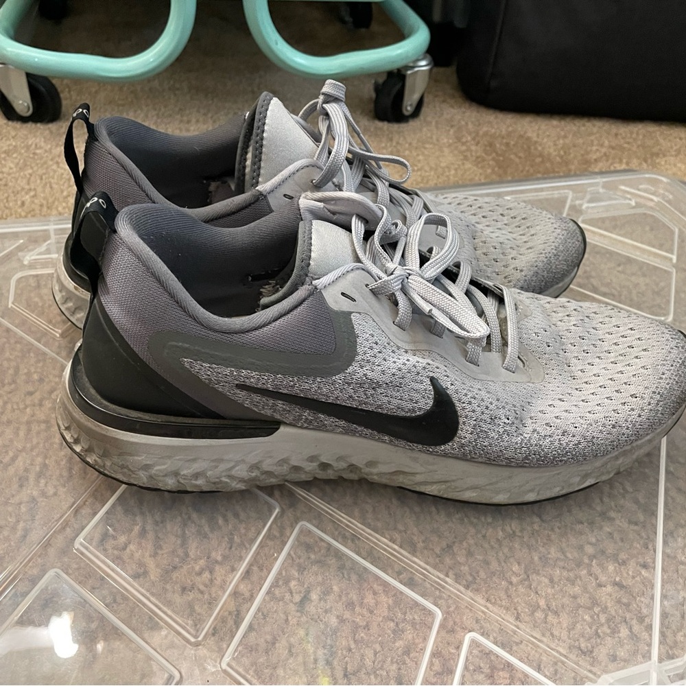 Nike Gray and Black Athletic Shoes